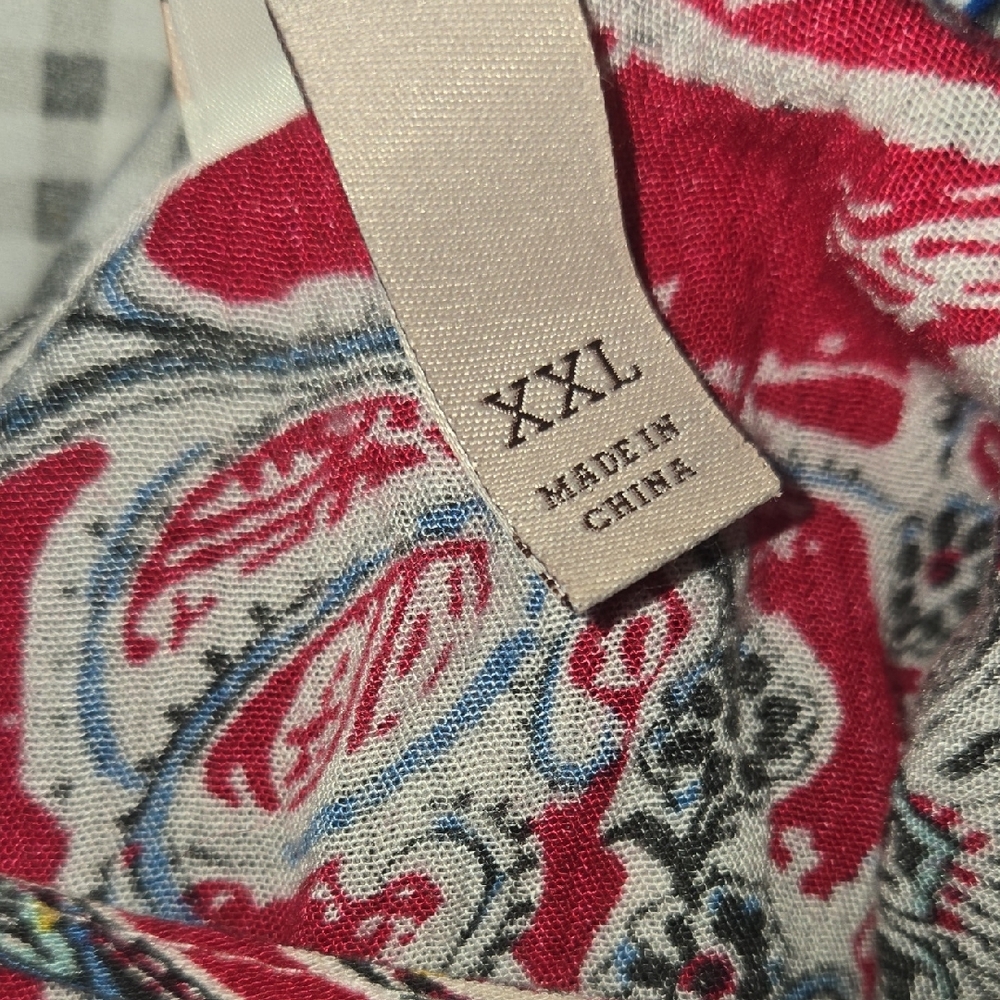 Knox Rose Red and Blue Patterned Dress - Picture 5 of 7
